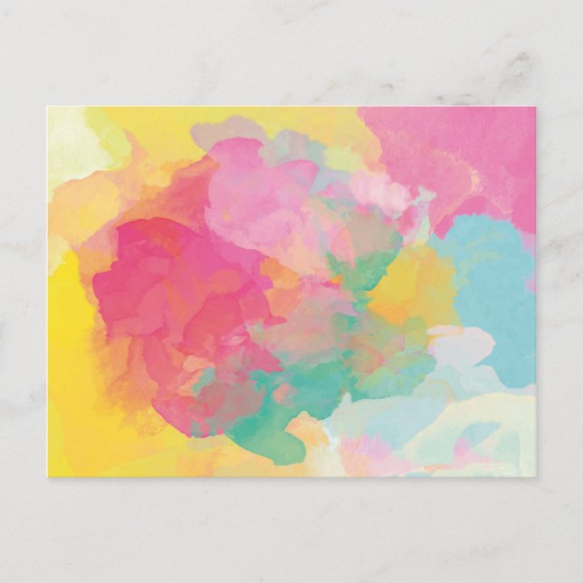 Carte Postale Aquarelles Pastel (Devant)