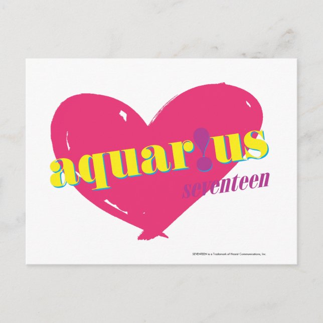 Carte Postale Aquarius (Devant)