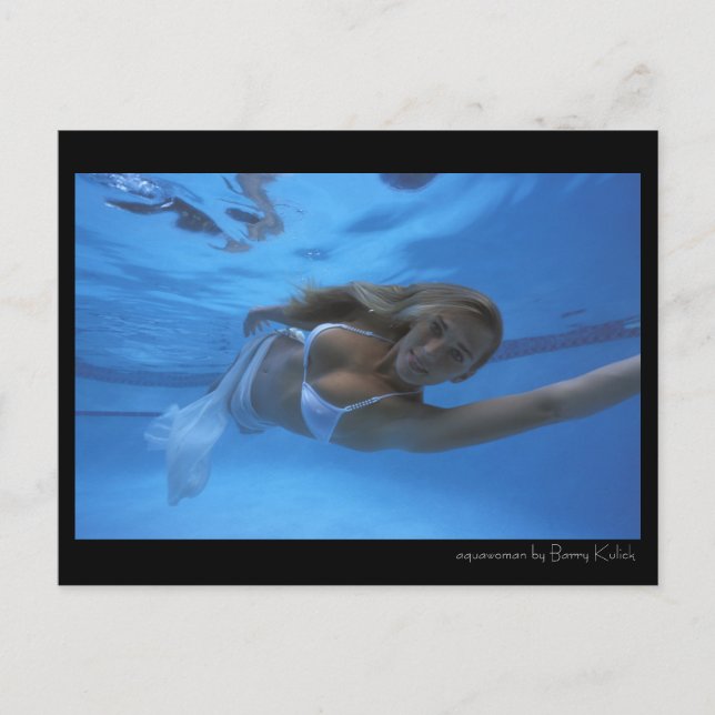 Carte Postale aquawoman par Barry Kulick (Devant)