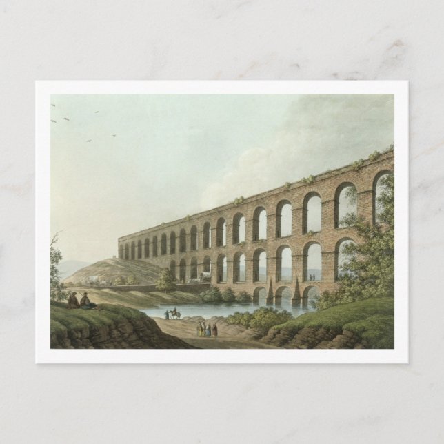 Carte Postale Aqueduct near Belgrade, Serbia, plate 6 (Devant)