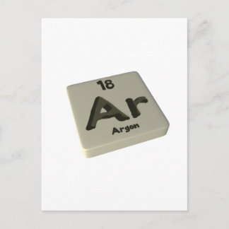 Carte Postale Ar Argon