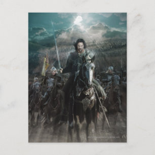 Carte Postale Aragorn Leading on Horse