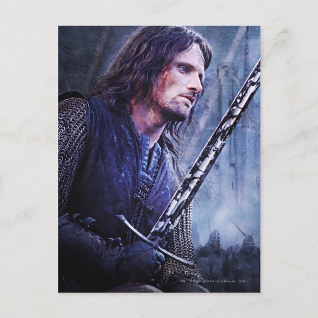 Carte Postale Aragorn with Blood (Devant)