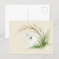 Araignée d'encre chinoise sur riz