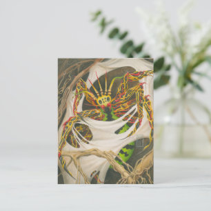 Carte Postale Araignée racine