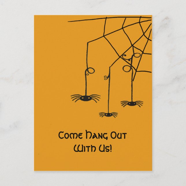 Carte Postale Araignées déplaisantes (Devant)