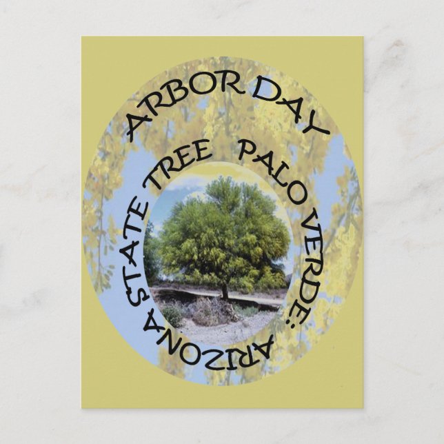 CARTE POSTALE ARBOR DAY ARIZONA (Devant)