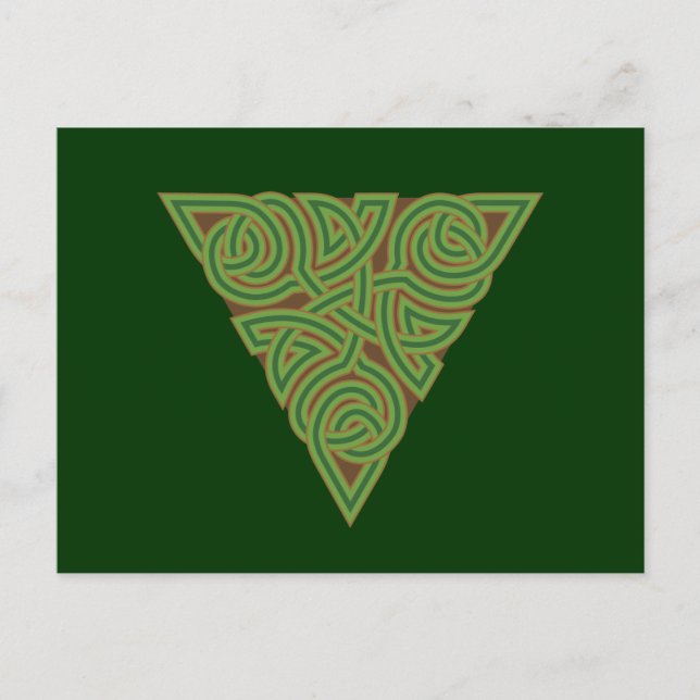 Carte Postale Arboreal Triangle Knot (Devant)
