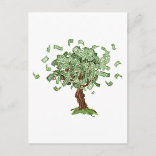 Carte Postale Arborescence d'économies d'argent