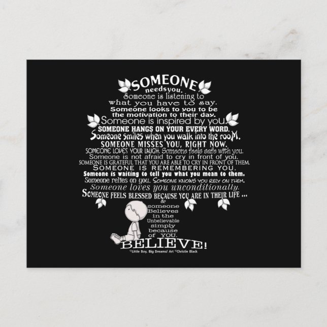 Carte Postale Arbre (Devant)