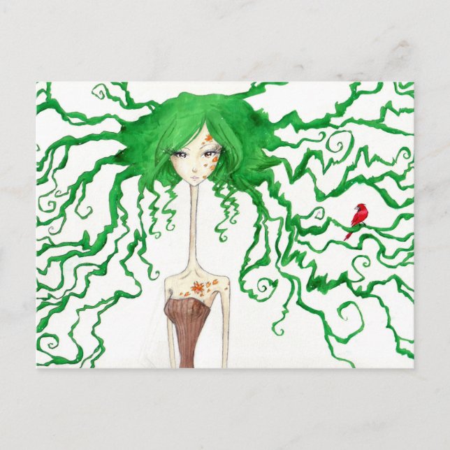 Carte Postale Arbre (Devant)