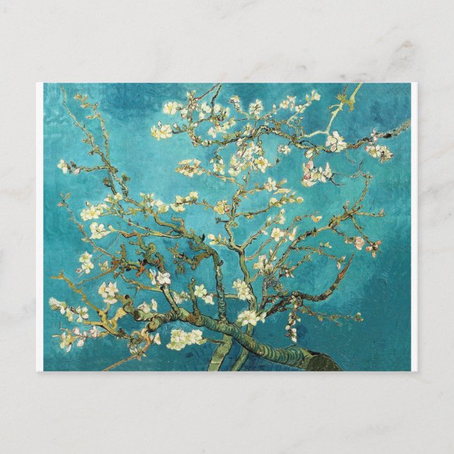 Carte Postale Arbre aux amandes en fleurs - Vincent Van Gogh (Devant)