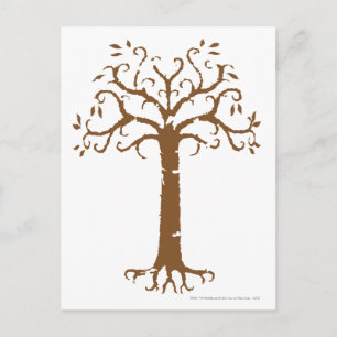 Carte Postale Arbre blanc de Gondor
