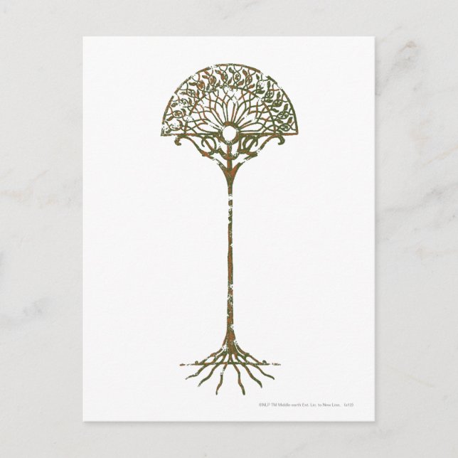 Carte Postale Arbre blanc de Númenor (Devant)