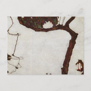 Carte Postale Arbre d'automne avec Fuchsias