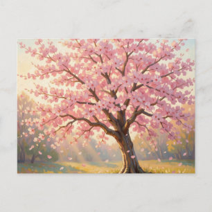 Carte Postale Arbre de cerisier en fleurs Printemps