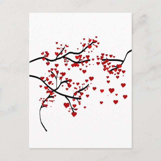 Carte Postale Arbre de cœur (Devant)