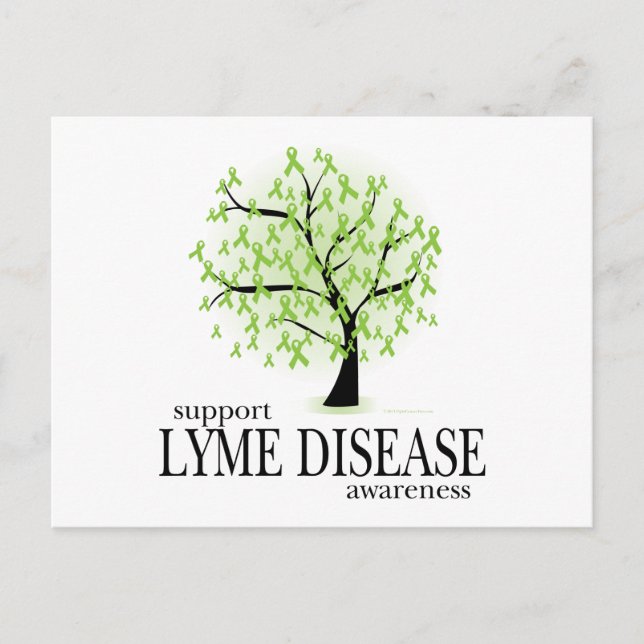 Carte Postale Arbre de la maladie de Lyme (Devant)