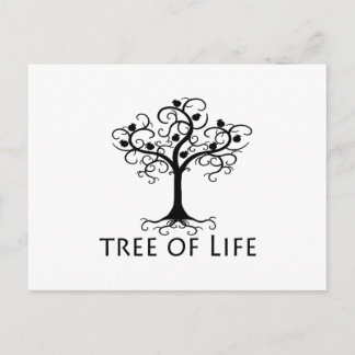 Carte Postale Arbre de LIfe, Arbre de Swirl, grenades Zazzle.png