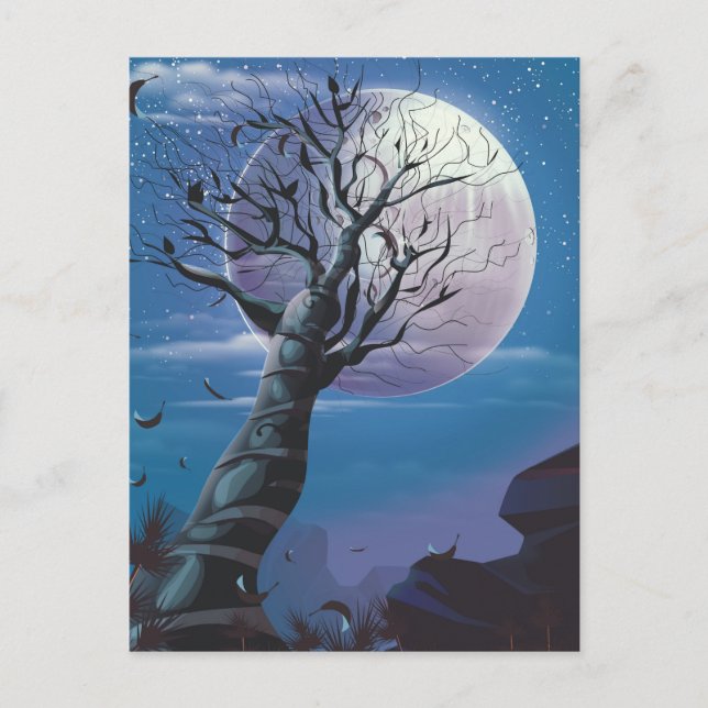 Carte Postale Arbre de Lune (Devant)