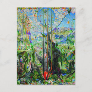 Carte Postale Arbre de ma vie par Joseph Stella