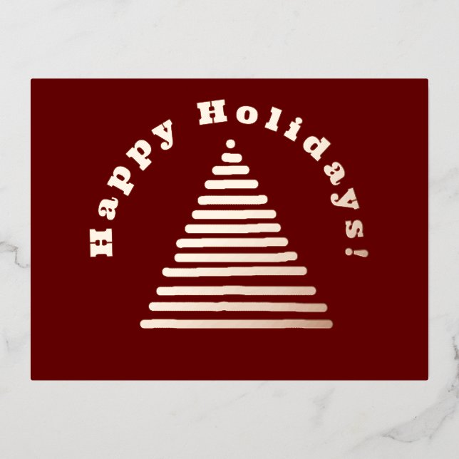 Carte postale - Arbre de Noël (Recto)