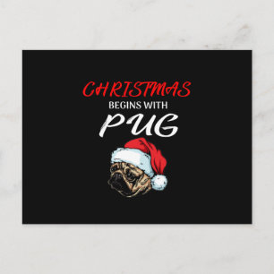 Carte Postale Arbre De Noël De Dachshund Couvert De Lampe De Feu