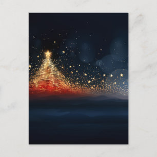 Carte Postale Arbre de Noël étincelant 7