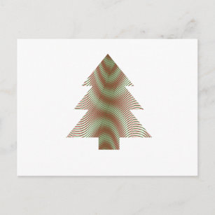 Noël Noël Trippy flocon de neige blanc Carte de vœux avec Enveloppe
