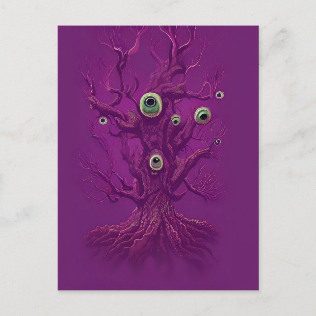 Carte Postale Arbre de rêve hanté (Devant)