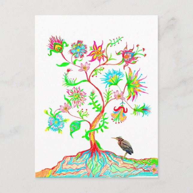 Carte Postale Arbre de vie (Devant)