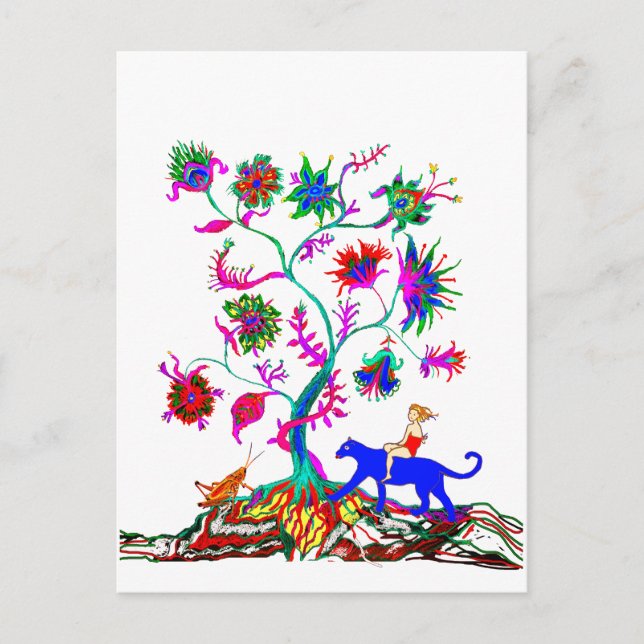 Carte Postale Arbre de vie (Devant)