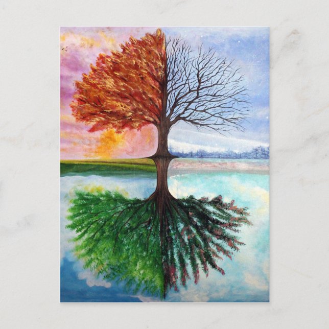 Carte Postale Arbre de vie (Devant)