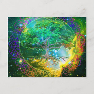 Carte Postale Arbre de vie bien-être