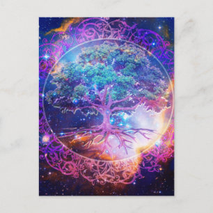Carte Postale Arbre de vie bien-être