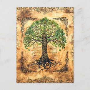 Carte Postale Arbre de vie celtique