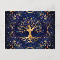 Arbre de vie coloré - Yggdrasil