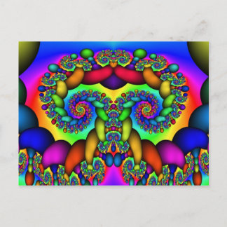 Carte Postale Arbre de vie fractal