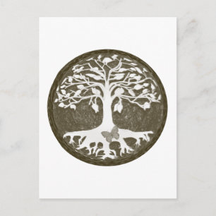 Carte Postale Arbre de vie Nouveaux débuts par Amelia Carrie