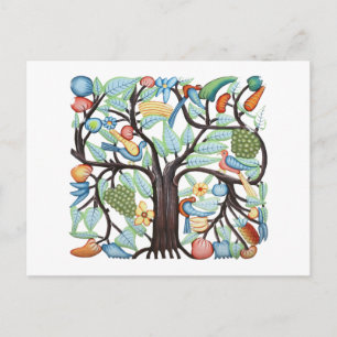 Carte Postale ARBRE DE VIE pastel