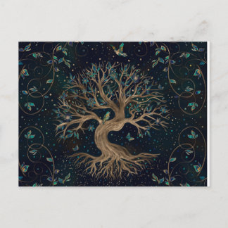 Carte Postale Arbre de vie - Yggdrasil
