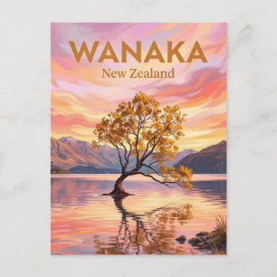 Carte Postale Arbre de Wanaka Nouvelle-Zélande