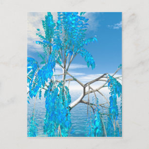 Carte Postale Arbre d'été cristallin