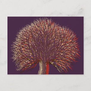 Carte Postale Arbre d'hiver d'automne