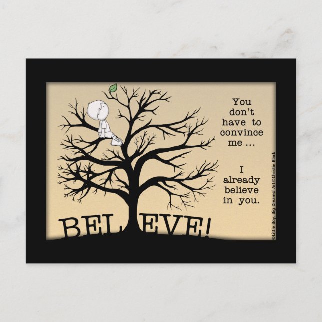 Carte Postale Arbre en floraison (Devant)