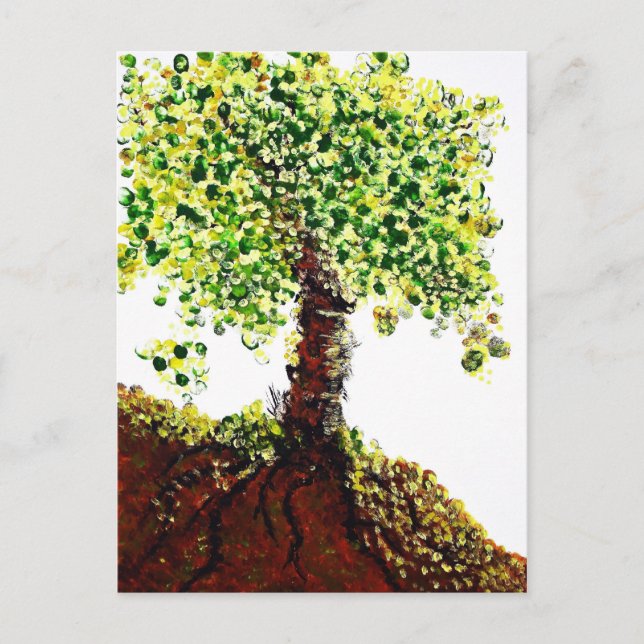 Carte Postale Arbre en floraison (Devant)