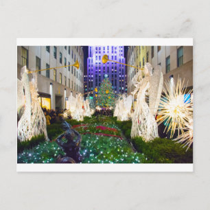 Carte Postale Arbre et anges 2015