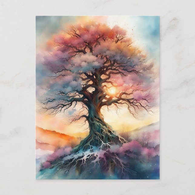 Carte Postale Arbre intemporel (Devant)