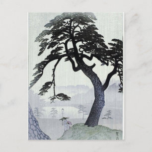 Carte Postale Arbre japonais vintage