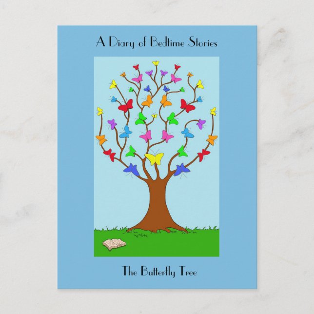 Carte postale Arbre Papillon (Devant)